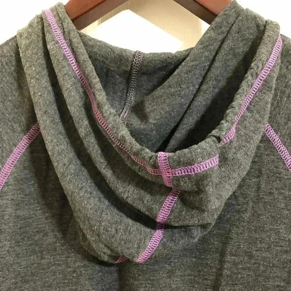 Avia Grey Hooded Long Sleeve Shirt Small - Picture 8 of 9